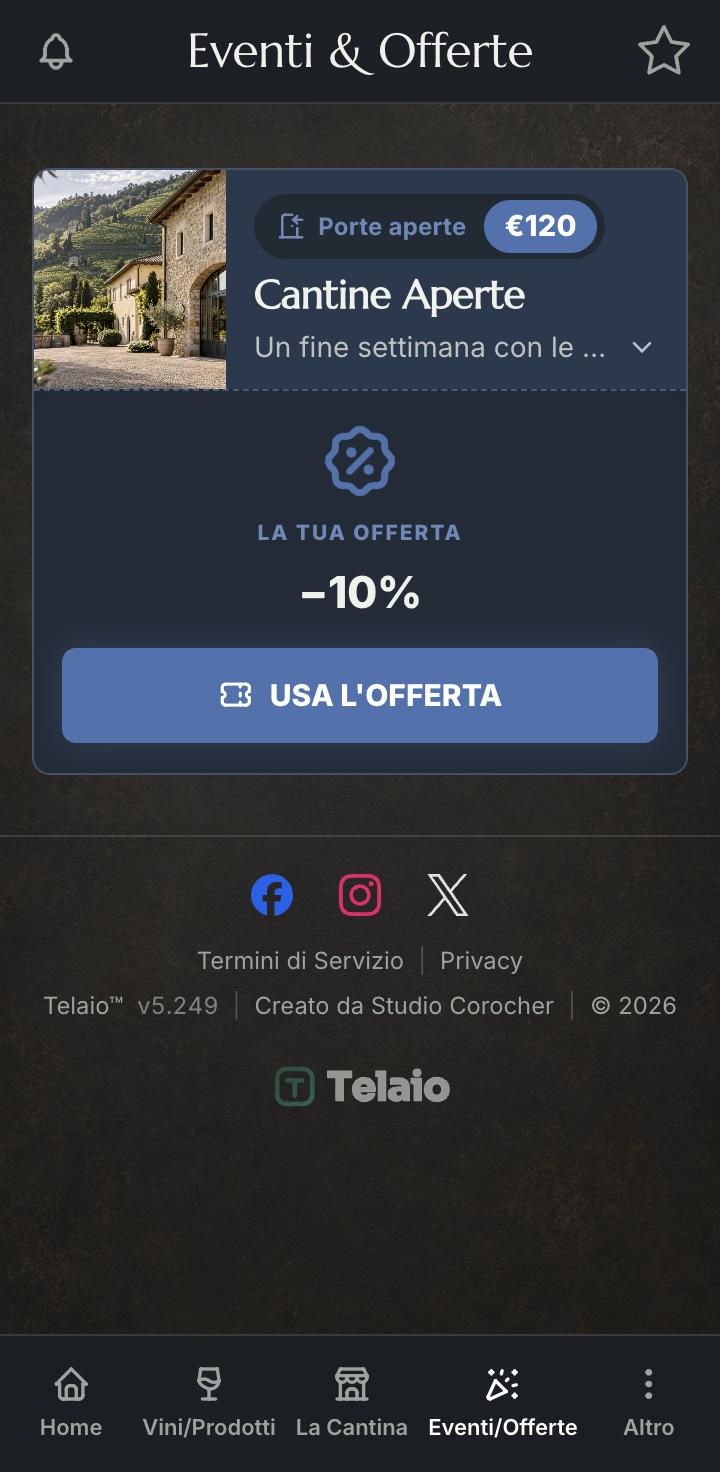 Eventi e Offerte
