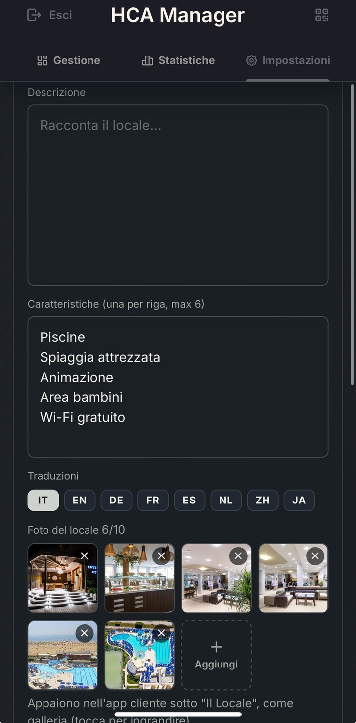 Otto lingue, su ogni testo